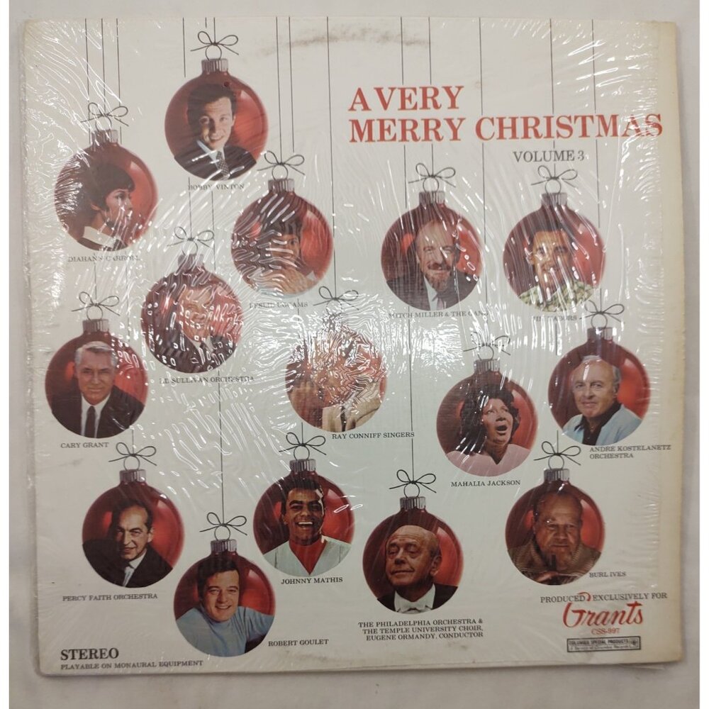 Very Merry Christmas Vol III LP Columbia Special Products CSS 997 USA Stereo 60s